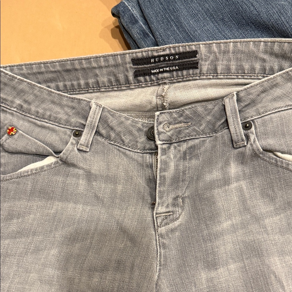 Hudson Jeans Women's Skinny Jeans - Light Gray